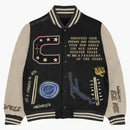 Travis Scott Cactus Jack For Fragment Manifest Letterman Jacket Brown/cream