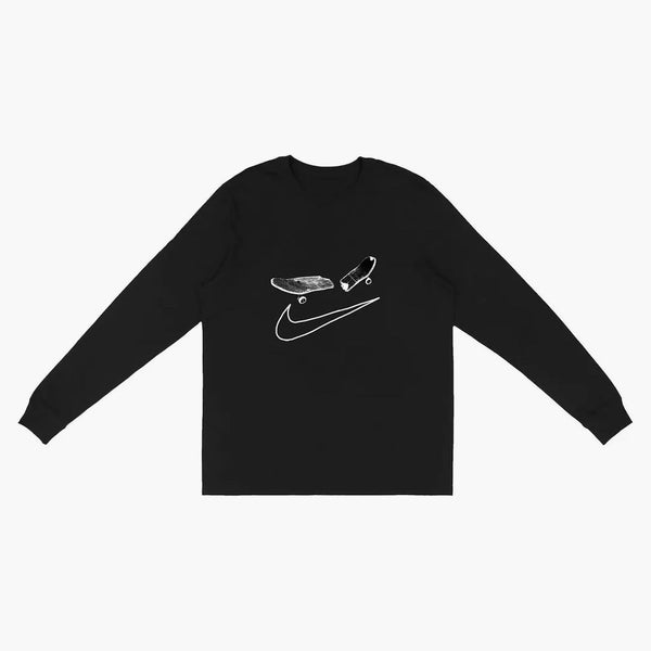 Travis Scott Cactus Jack For Nike Sb Longsleeve T-shirt I Black