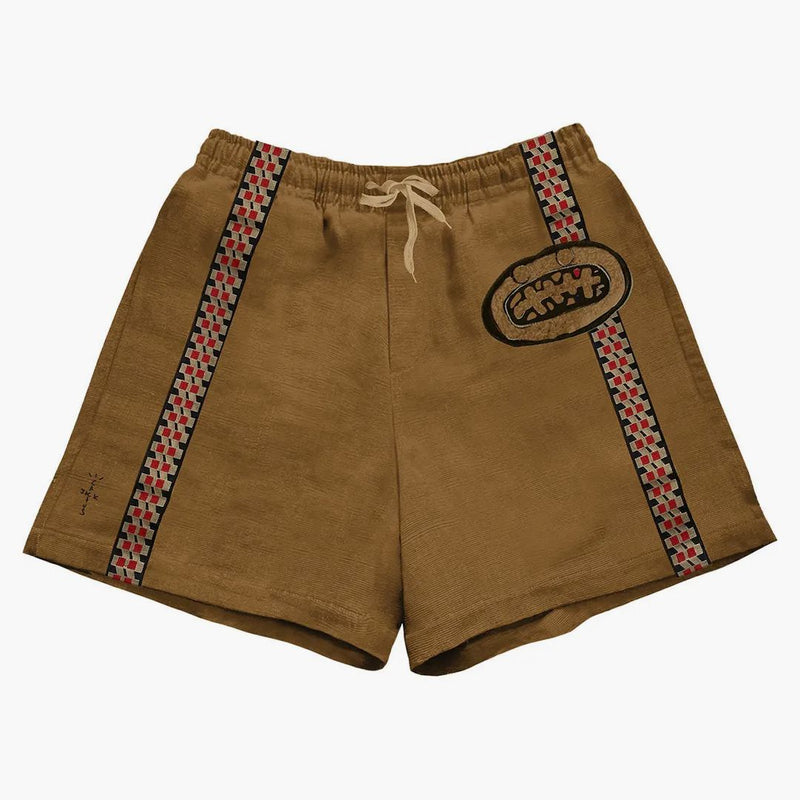 Travis Scott Cactus Jack Stripe Short Brown Multi