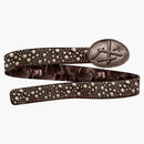 Travis Scott Cactus Jack Studded Belt Brown