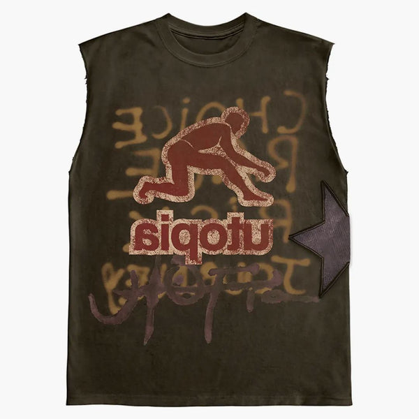 Travis Scott Cactus Jack T-rexx Muscle Tank Multicolor