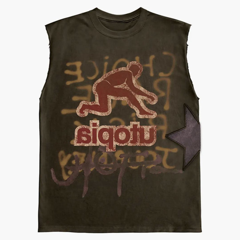 Travis Scott Cactus Jack T-rexx Muscle Tank Multicolor