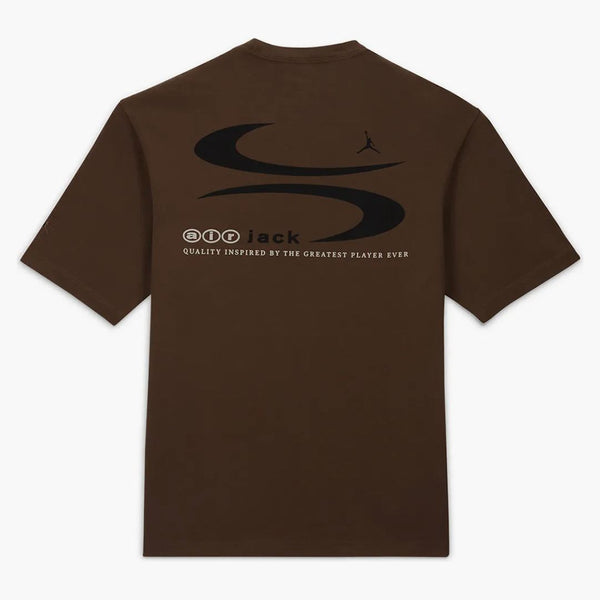 Travis Scott Cactus Jack X Jordan Mj Ts Logo Tee Palomino