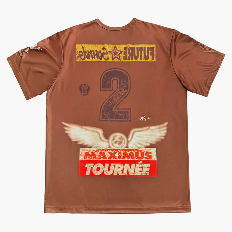 Travis Scott Circus Maximus Soccer Jersey Brown