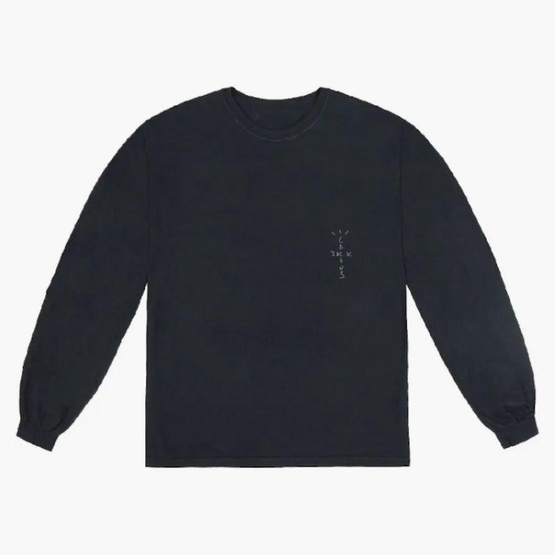 Travis Scott Jack Boys Cracked L/s T-shirt Black