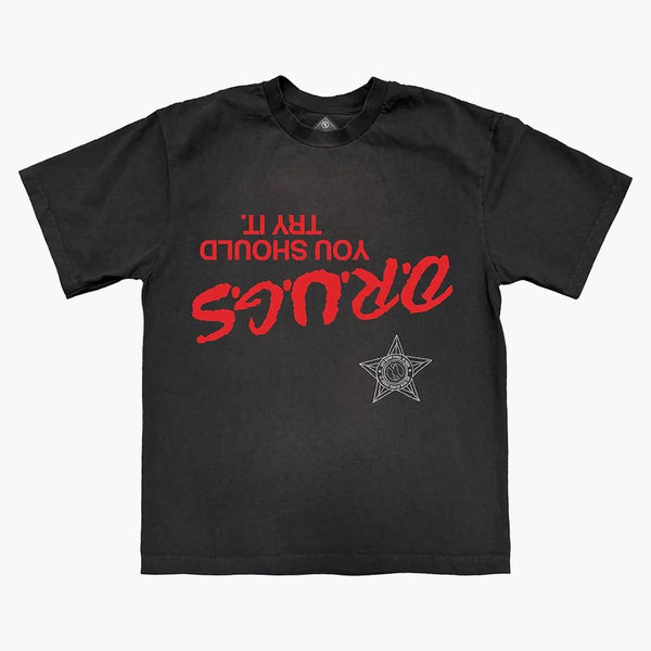 Travis Scott Druxgs Tee Black
