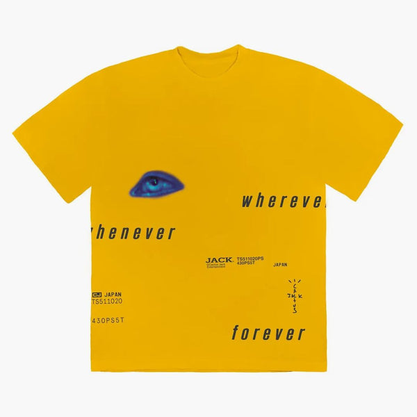 Tričko Travis Scott Digital Eye I Yellow