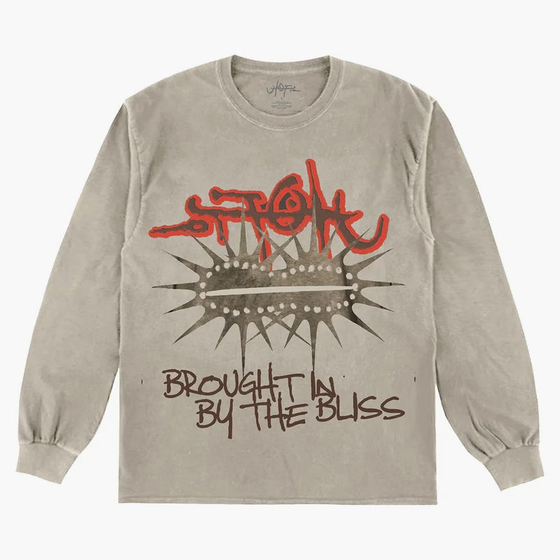 Travis Scott Utopie Don't Blink l/s čaj přirozený