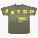 Travis Scott Flaming TV Tee Brown