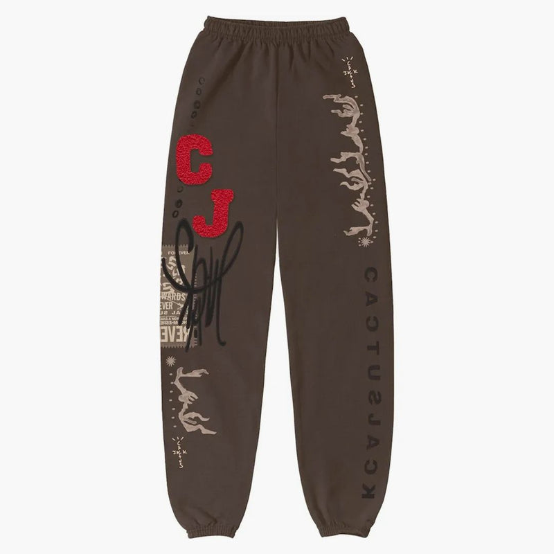 Travis Scott Flare Talkpants Brown