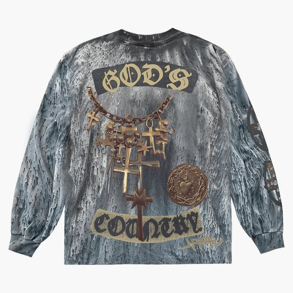 Travis Scott Utopia Boží země l/s čaj vícebarev