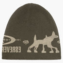 Travis Scott Hieroglyph Beanie Olive