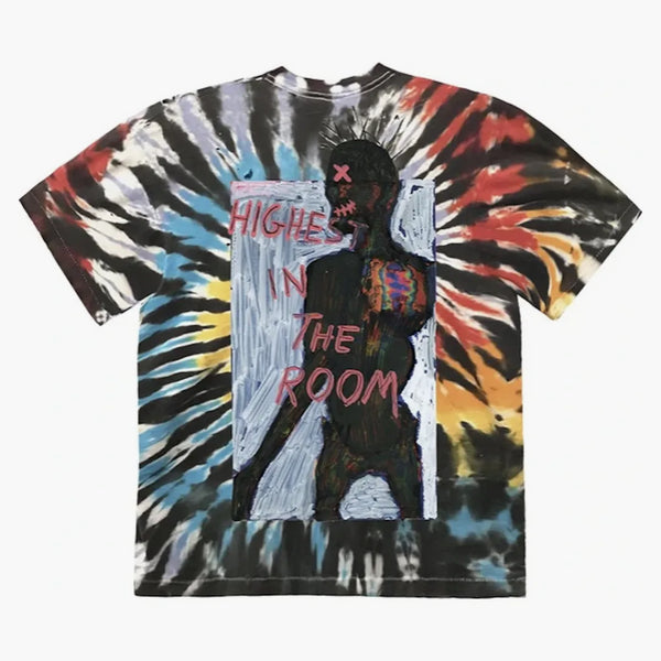Travis Scott nejvyšší v místnosti Tee Tie Dye
