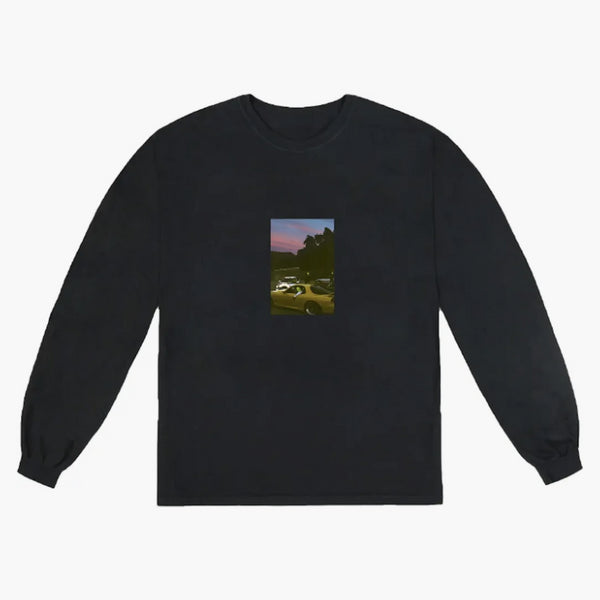 Tričko Travis Scott Jackboys Photo L/S Black