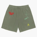 Travis Scott Jordan Cactus Jack Highest Sweatshort Olive