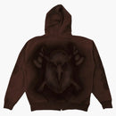 Travis Scott Lafd Zip Hoodie Brown