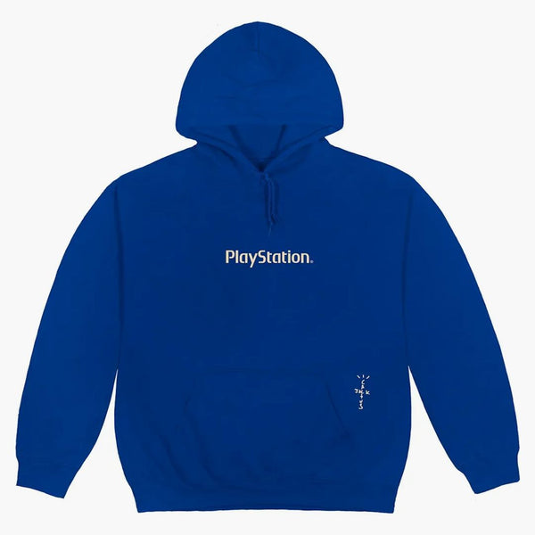 Travis Scott základní deska III Hoodie Royal Blue