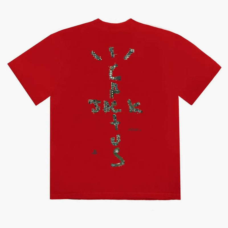 Tričko Travis Scott Logo IV červené