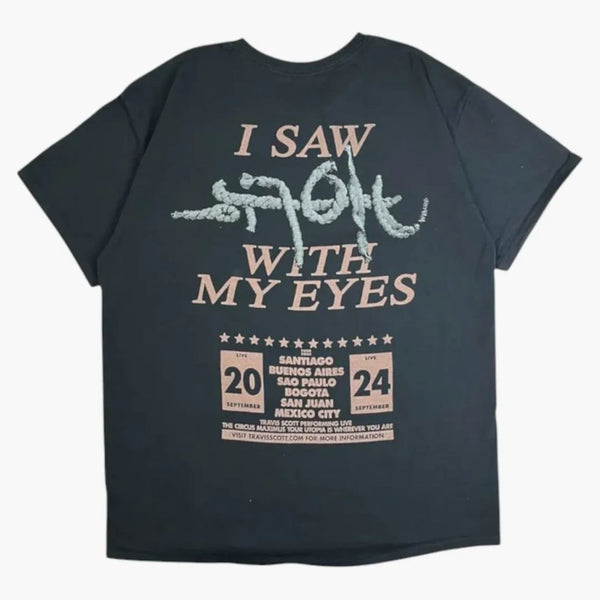 Tričko Travis Scott My Eyes Black