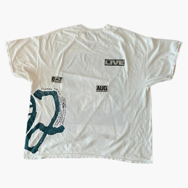 Tričko Travis Scott O2 Live Union Jack White