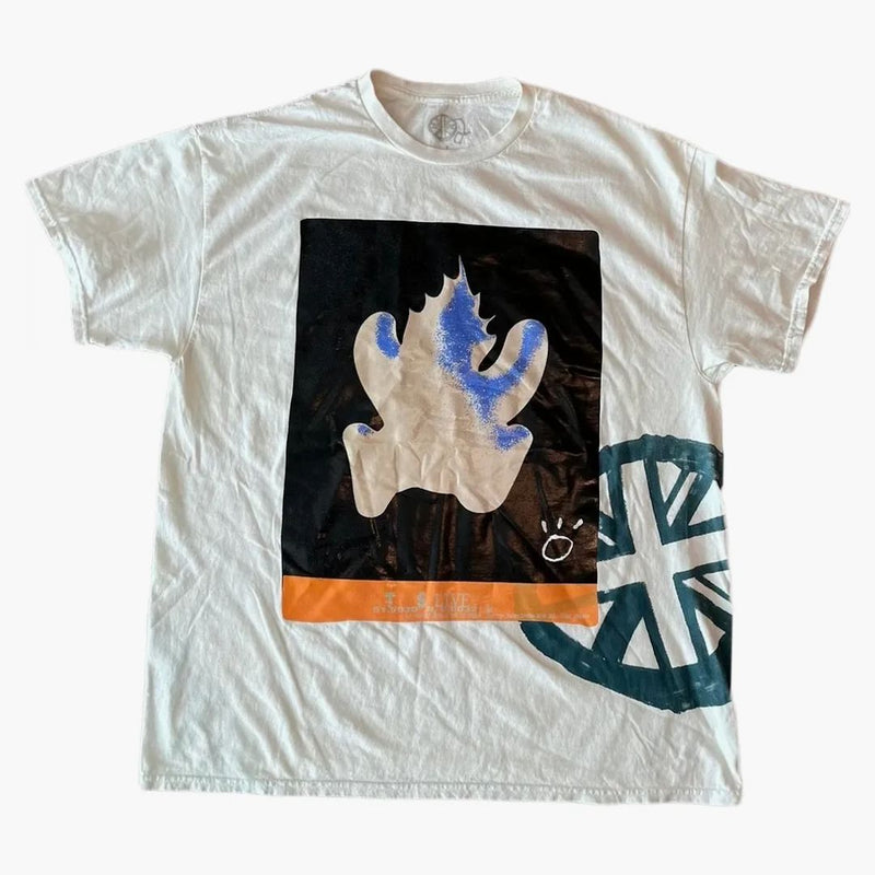 Tričko Travis Scott O2 Live Union Jack White