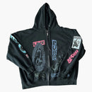 Travis Scott O2 Pure Zip Up Hoodie Black