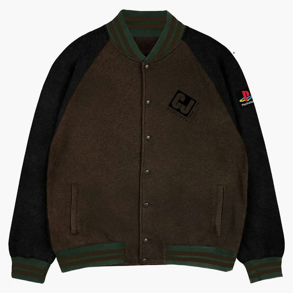 Travis Scott PS Crew Varsity Jacket Brown/Black