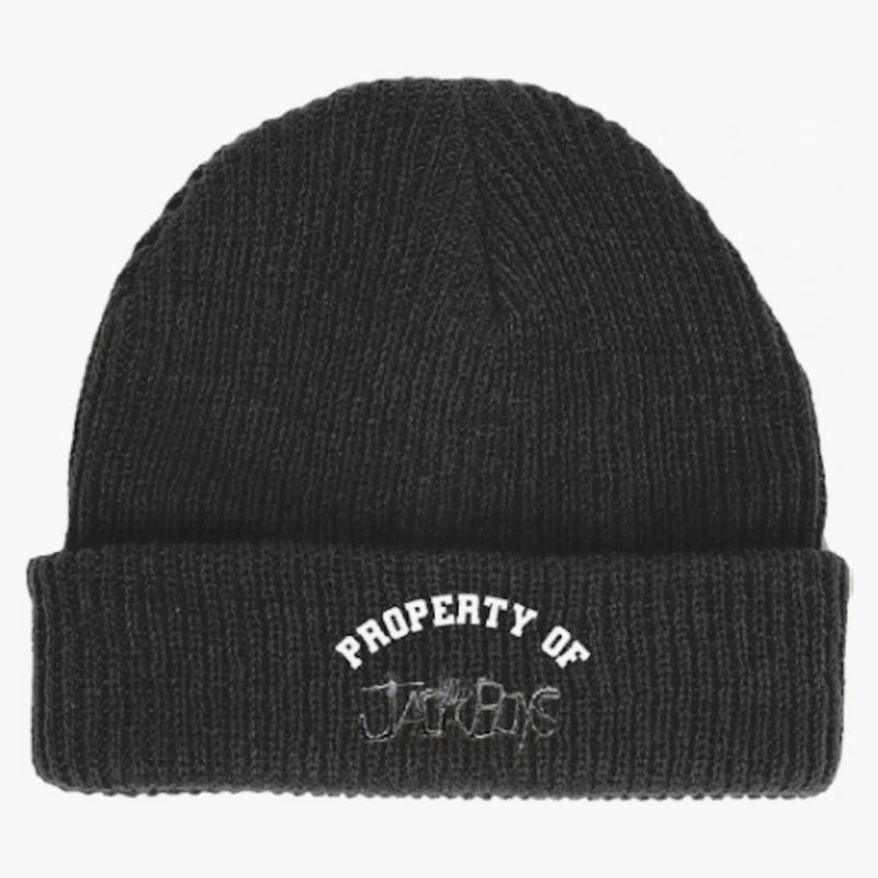 Travis Scott Jack Boys Property Of Beanie Black