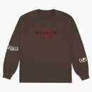 Travis Scott Reverse Jack Long Sleeve T-shirt Brown
