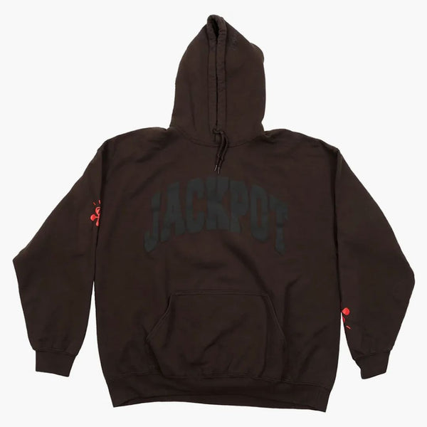 Travis Scott Road To Utopia Las Vegas Jackpot Hoodie Brown