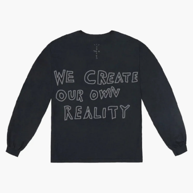 Tričko Travis Scott Jack Shatter L/s Black