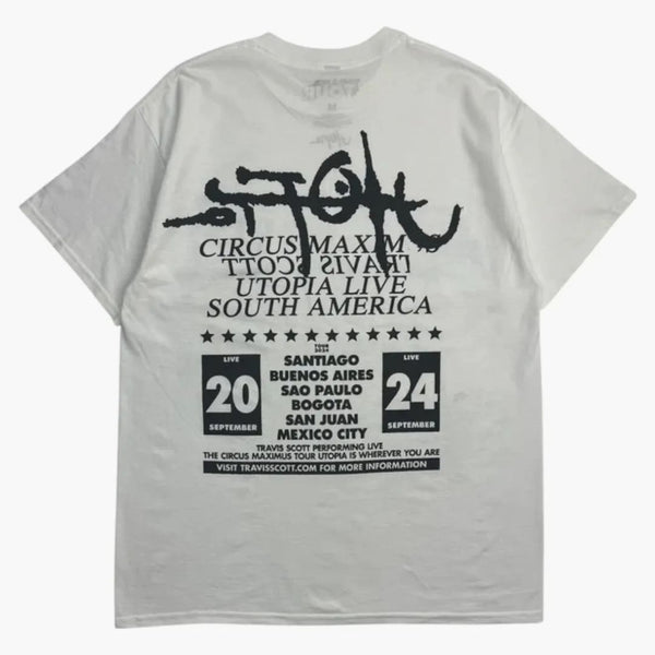 Tričko Travis Scott South America Skitzo White