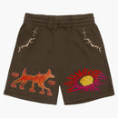 Travis Scott Sun Shorts Brown