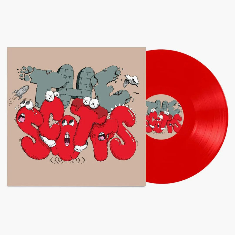 Travis Scott Scotts Kaws II 12 "Red Vinyl