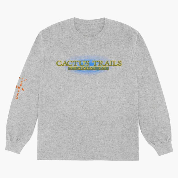 Travis Scott Trading Co. L/S camiseta Heather Gray