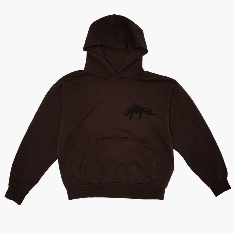 Travis Scott Utopia A2 CD Box Hoodie Brown