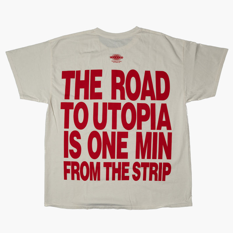 Travis Scott Utopia Always Bet On Jack Tee Rückseite