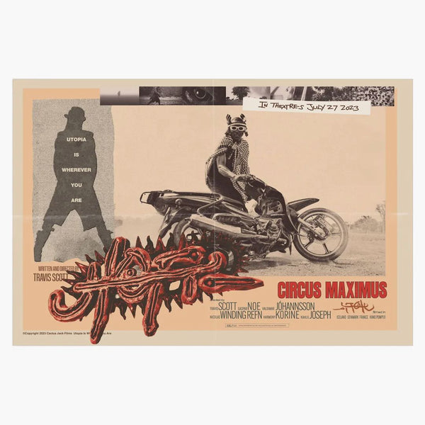 Travis Scott Utopia Circus Maximus Poster i