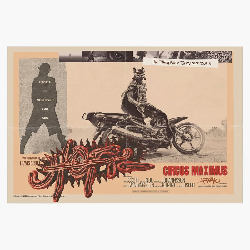 Travis Scott Utopia Circus Maximus Poster i
