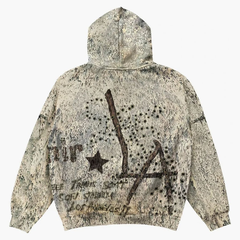 Travis Scott Utopie je v Los Angeles Hoodie Multicolor