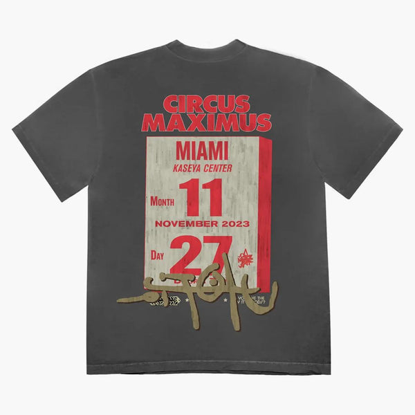 Travis Scott Utopia je v Miami Circus Maximus Tea Black