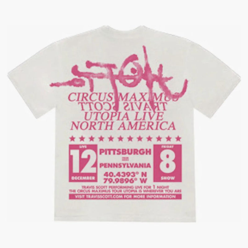 Travis Scott Utopia je v Pittsburgh Tea White White