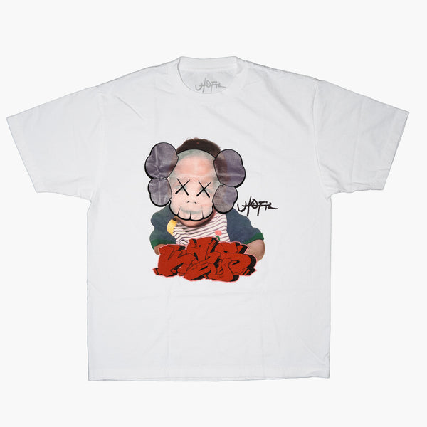 Travis Scott Utopia Kaws Tee I White