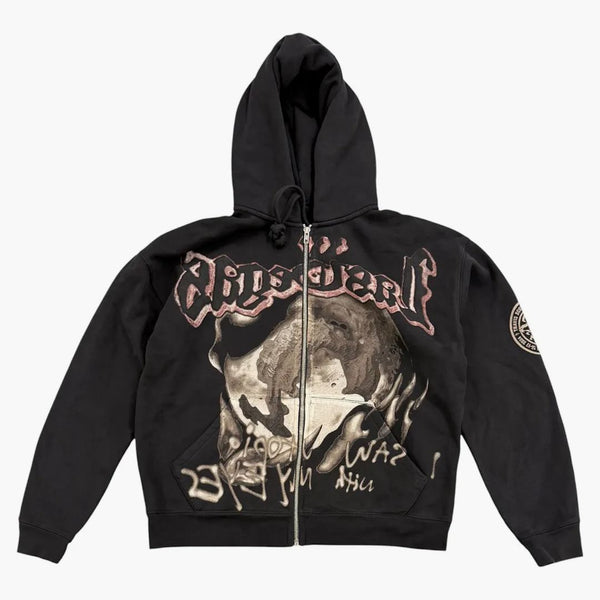 Travis Scott Utopia My Eyes Zip Hoodie Black