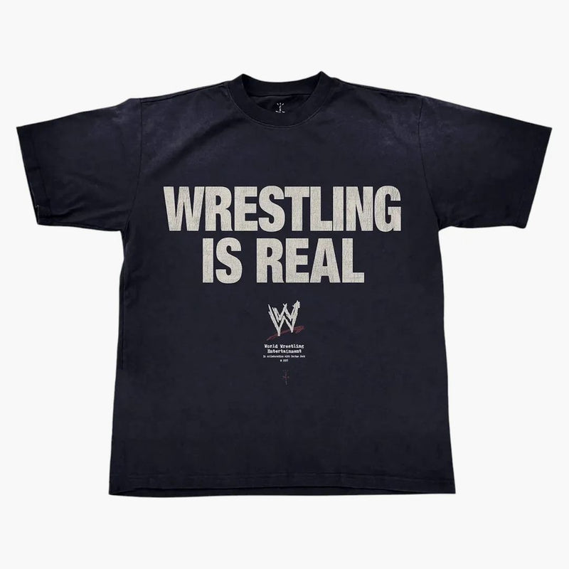 Travis Scott Wrestling je skutečné tričko černé