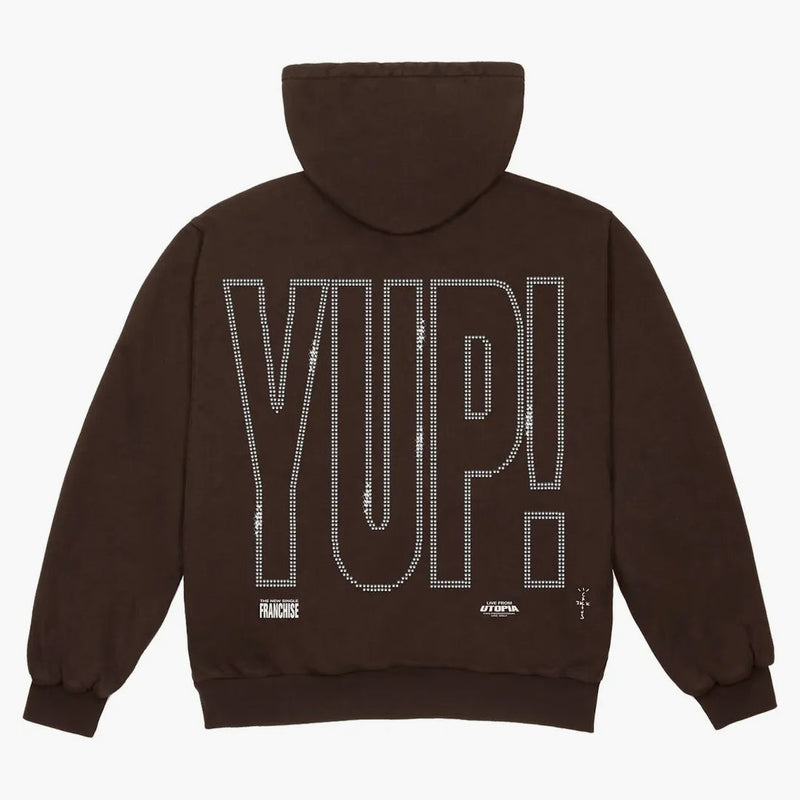 Travis Scott Yup! Hoodie Brown