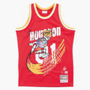 Travis Scott X BR X Mitchell & Ness Rockets Jersey Red