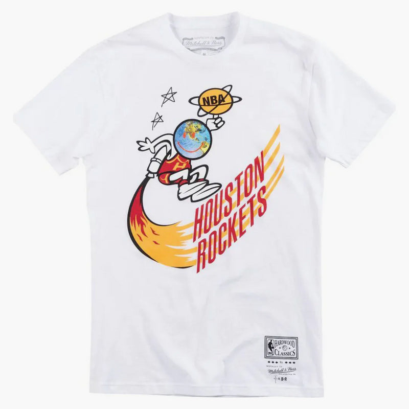Travis Scott x Br x Mitchell & Ness Rockets Tea White
