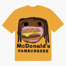 Travis Scott X Cpfm 4 Cj Burger Mouth T-shirt Gold