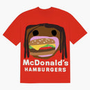 Travis Scott X Cpfm 4 Cj Burger Mouth T-shirt Red